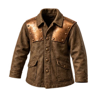 Bronze reinforced work coat