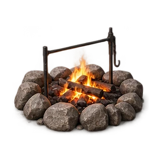Maple cookfire installation
