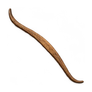 Maple long hunting bow · unstrung